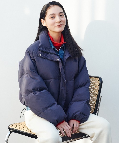 インサレーション クロップドジャケット（撥水）（ダウンジャケット