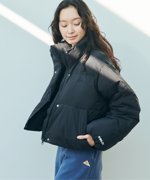 インサレーション クロップドジャケット（撥水）（ダウンジャケット