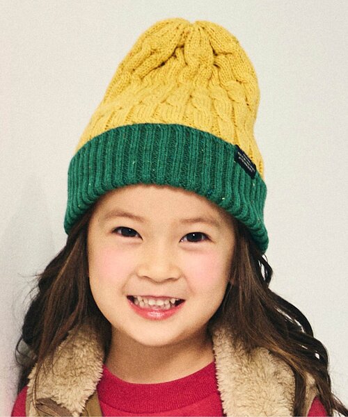 F.O.KIDS(エフオーキッズ)の「ニットキャップ(ニットキャップ/ビーニー・キッズ・イエロー/レッド/ブラック/アイボリー/ブルー・48/50/54/58)」の4枚目の写真