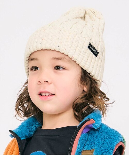 F.O.KIDS(エフオーキッズ)の「ニットキャップ(ニットキャップ/ビーニー・キッズ・イエロー/レッド/ブラック/アイボリー/ブルー・48/50/54/58)」の2枚目の写真
