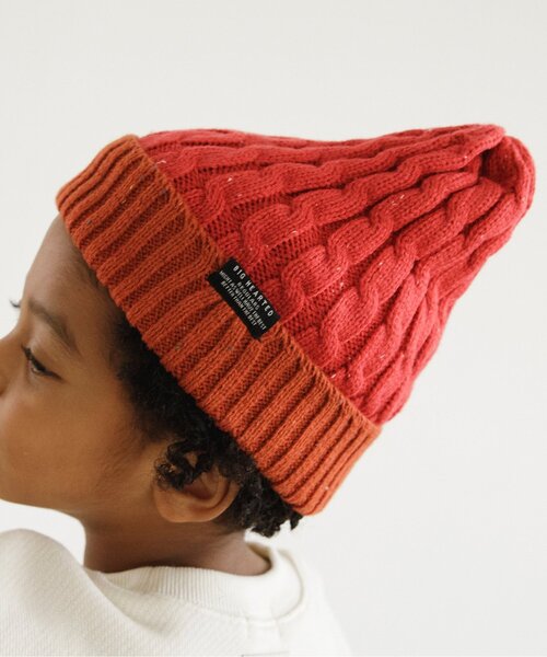 F.O.KIDS(エフオーキッズ)の「ニットキャップ(ニットキャップ/ビーニー・キッズ・イエロー/レッド/ブラック/アイボリー/ブルー・48/50/54/58)」の6枚目の写真