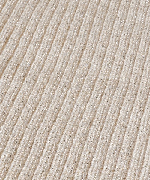 coca(coca)(コカ)の「【WEB限定セール】ラメニットタイトスカート(スカート・レディース・ライトベージュ/ブラック・SHORT/LONG)」の11枚目の写真