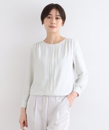 INDIVI | 【洗える／UVケア】センタータックショート丈ブラウス(シャツ/ブラウス)