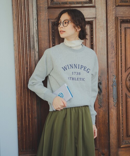 B:MING by BEAMS（ビーミングバイビームス）の「裏起毛 ロゴ プルオーバー（スウェット・レディース・ブラック/ライトグレー/ナチュラル・ONE SIZE）」の18枚目の写真