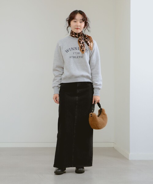 B:MING by BEAMS（ビーミングバイビームス）の「裏起毛 ロゴ プルオーバー（スウェット・レディース・ブラック/ライトグレー/ナチュラル・ONE SIZE）」の19枚目の写真