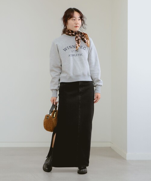 B:MING by BEAMS（ビーミングバイビームス）の「裏起毛 ロゴ プルオーバー（スウェット・レディース・ブラック/ライトグレー/ナチュラル・ONE SIZE）」の20枚目の写真