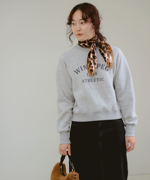 B:MING by BEAMS（ビーミングバイビームス）の「裏起毛 ロゴ プルオーバー（スウェット・レディース・ブラック/ライトグレー/ナチュラル・ONE SIZE）」の22枚目の写真