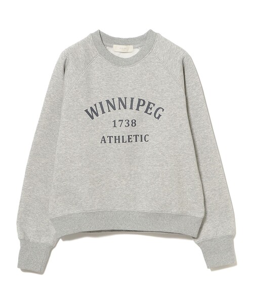 B:MING by BEAMS（ビーミングバイビームス）の「裏起毛 ロゴ プルオーバー（スウェット・レディース・ブラック/ライトグレー/ナチュラル・ONE SIZE）」の9枚目の写真