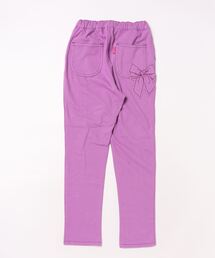 HAKKA KIDS | [ジュニアサイズ]リボンモチーフアップリケ　のびのびストレッチカットツイルテーパードパンツ(その他パンツ)