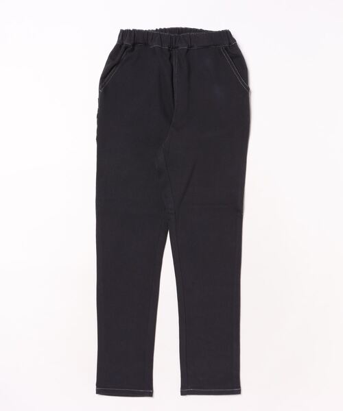 HAKKA KIDS（ハッカキッズ）の「[ジュニアサイズ]リボンモチーフアップリケ　のびのびストレッチカットツイルテーパードパンツ（その他パンツ・キッズ・チャコール/ベージュ/パープル・150cm/140cm）」の5枚目の写真