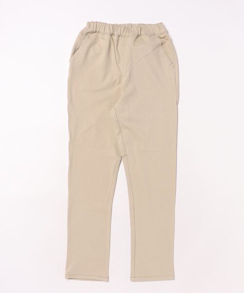 HAKKA KIDS（ハッカキッズ）の「[ジュニアサイズ]リボンモチーフアップリケ　のびのびストレッチカットツイルテーパードパンツ（その他パンツ・キッズ・チャコール/ベージュ/パープル・150cm/140cm）」の6枚目の写真