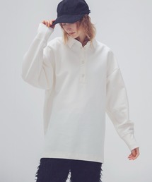 w48【人気Lサイズ】FR2♤ラガーシャツ センター刺繍　ビックロゴ　即完売 セール】限定展開 JERZEES × FREAK'S STORE/ジャージーズ 別注