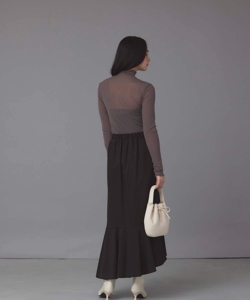 fifth（フィフス）の「ワンハンドル巾着ショルダーバッグ（ショルダーバッグ・レディース・アイボリー/ブラック/モカ・FREE）」の9枚目の写真