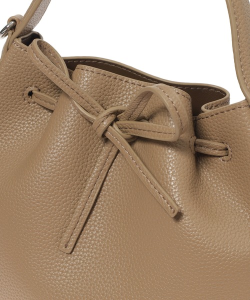 fifth（フィフス）の「ワンハンドル巾着ショルダーバッグ（ショルダーバッグ・レディース・アイボリー/ブラック/モカ・FREE）」の18枚目の写真