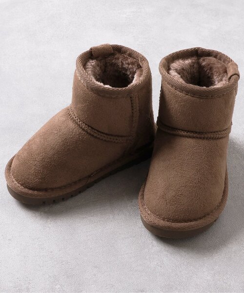 BREEZE（ブリーズ）の「ボアブーツ（ブーツ・キッズ・ベージュ/ブラウン/ピンク/レインボー/サーモンピンク/ブラック/アイボリー/オフホワイト・13/14/15 /16/17/18/19/20/21）」の15枚目の写真