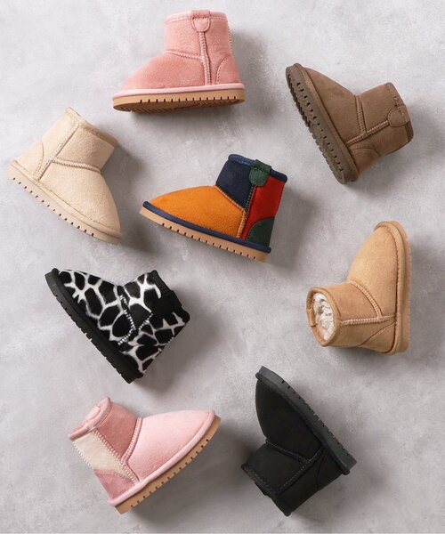 BREEZE（ブリーズ）の「ボアブーツ（ブーツ・キッズ・ベージュ/ブラウン/ピンク/レインボー/サーモンピンク/ブラック/アイボリー/オフホワイト・13/14/15 /16/17/18/19/20/21）」の16枚目の写真