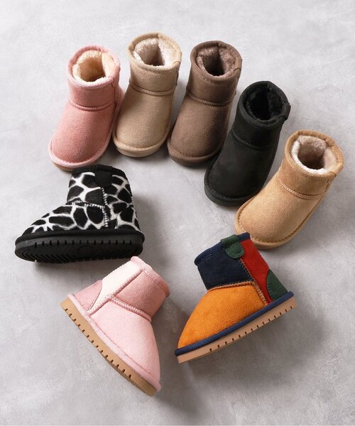 BREEZE（ブリーズ）の「ボアブーツ（ブーツ・キッズ・ベージュ/ブラウン/ピンク/レインボー/サーモンピンク/ブラック/アイボリー/オフホワイト・13/14/15 /16/17/18/19/20/21）」の17枚目の写真