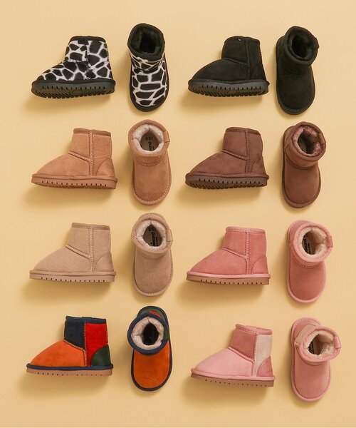 BREEZE（ブリーズ）の「ボアブーツ（ブーツ・キッズ・ベージュ/ブラウン/ピンク/レインボー/サーモンピンク/ブラック/アイボリー/オフホワイト・13/14/15 /16/17/18/19/20/21）」の18枚目の写真