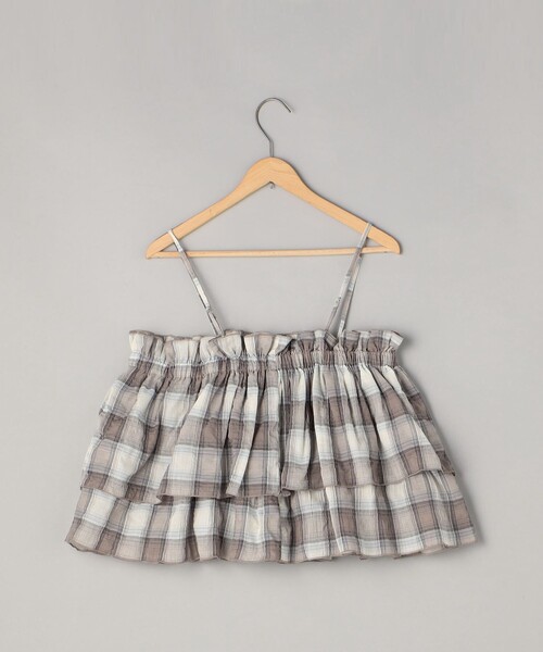 coen(コーエン)の「オンブレチェックサッカーキャミソールトップス(キャミソール・レディース・ブラウン/ダークグレー・FREE)」の20枚目の写真