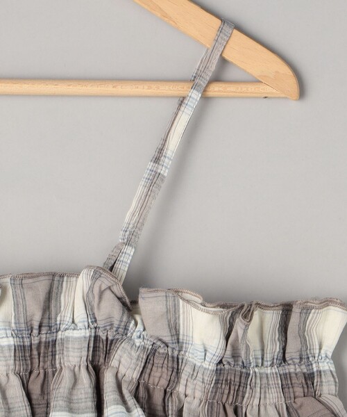 coen(コーエン)の「オンブレチェックサッカーキャミソールトップス(キャミソール・レディース・ブラウン/ダークグレー・FREE)」の22枚目の写真