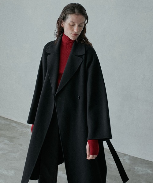 LE CIEL BLEU（ルシェルブルー）の「ホールガーメントタートルニット / Wholegarment Turtle Knit（ニット/セーター・レディース・ターコイズブルー/オフホワイト/グレー/ブラック/レッド/パープル・36）」の6枚目の写真