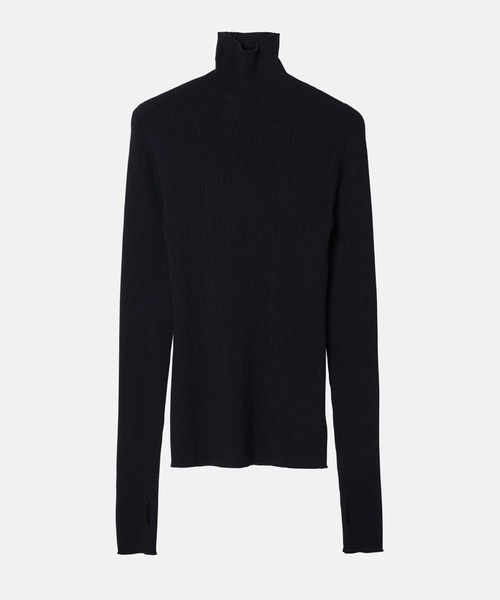LE CIEL BLEU（ルシェルブルー）の「ホールガーメントタートルニット / Wholegarment Turtle Knit（ニット/セーター・レディース・ターコイズブルー/オフホワイト/グレー/ブラック/レッド/パープル・36）」の22枚目の写真