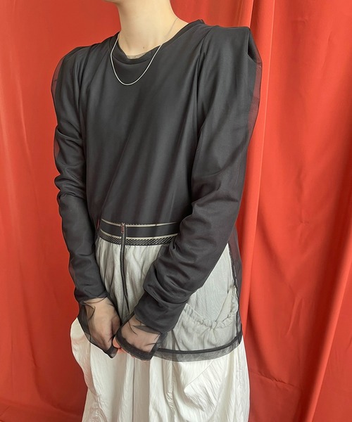 シアーレイアードドッキングトップス LHELBIE│Eimee Law