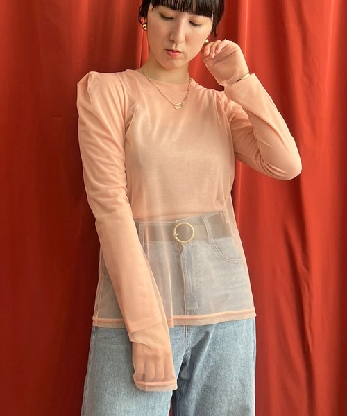 美品　エイミーロウ　レースドッキングブルゾン Eimee Law エイミーロウ ジャケット 84099S レディース メッシュ