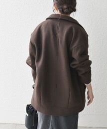 SHIPS any: ウール ミックス コクーン ショート Pコートを使った人気