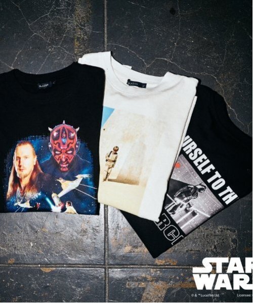 GLAZOS(グラソス)の「【大人向けサイズあり】【STAR WARS】JEDI vs SITH / フロントプリント長袖Tシャツ(Tシャツ/カットソー・キッズ・ブラック/ホワイト・S/M/L/LL)」の5枚目の写真