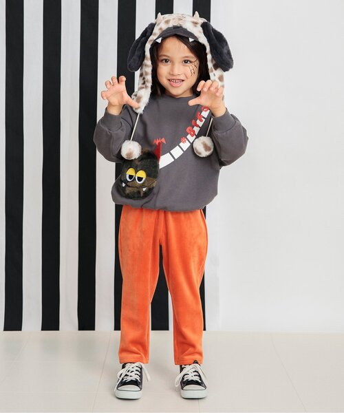 BREEZE（ブリーズ）の「モンスターなりきりバラクラバ（ハット・キッズ・オフホワイト/ブラック・56/48/52）」の3枚目の写真