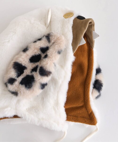 BREEZE（ブリーズ）の「モンスターなりきりバラクラバ（ハット・キッズ・オフホワイト/ブラック・56/48/52）」の10枚目の写真