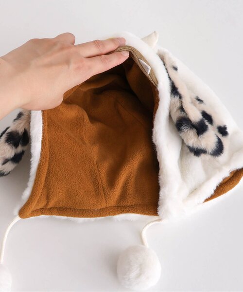 BREEZE（ブリーズ）の「モンスターなりきりバラクラバ（ハット・キッズ・オフホワイト/ブラック・56/48/52）」の12枚目の写真