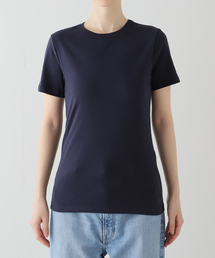 【PETIT BATEAU/プチバトー】クルーネック半袖Tシャツ / A0AKE