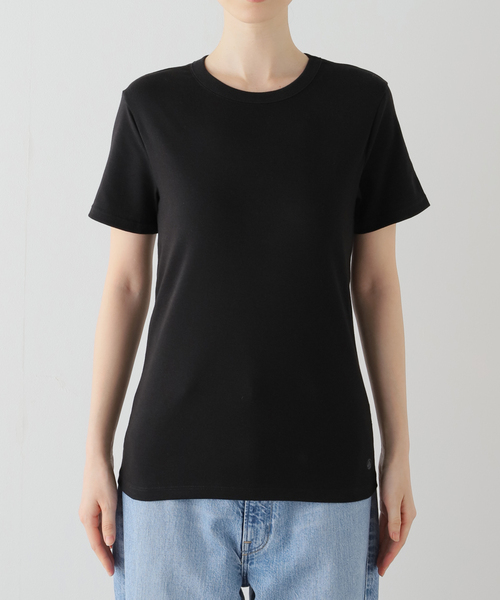 PETIT BATEAU - PETIT BATEAU プチバトー A070F01 A070F02 リネンクルーネック半袖Ｔシャツ ブランドTシャツ 無地 A070F01220 A070F02220 Tシャツ レディース トップス【返品不可】 White pbt-a070f-3.jpg