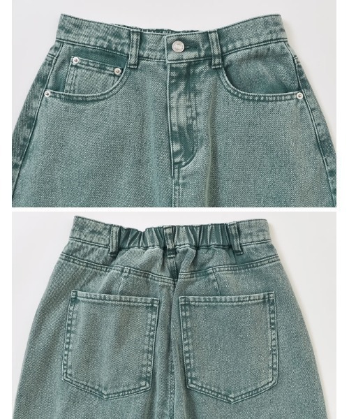 Re:EDIT（リエディ）の「[楽な穿き心地で体型カバー][2025 SUMMER COLLECTION][低身長/高身長サイズ有][全骨格細見え]ウォッシュ加工コットンツイルバレルレッグパンツ（その他パンツ・レディース・ブルー/ブラウン/ブラック/ライトピンク/ホワイト/グレー・SHORT/MEDIUM/TALL/LARGE）」の7枚目の写真