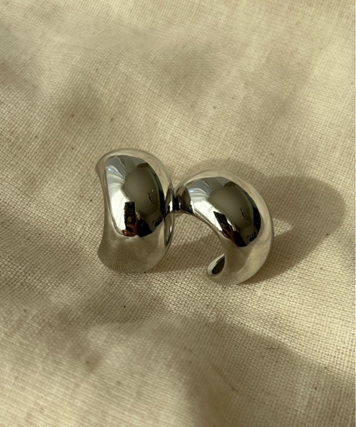 ciite'(シーテ)の「ぷっくり大ぶり メタルピアス (両耳用)(ピアス(両耳用)・レディース・ゴールド/シルバー・FREE)」の14枚目の写真