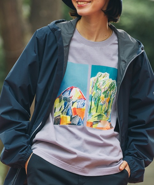 AIGLE（エーグル）の「【AIGLE for more trees】Lee Izumida×AIGLE チャリティ グラフィック 半袖Ｔシャツ #5（Tシャツ/カットソー・メンズ・ホワイト/ライトパープル・M/L/S/XL/XS）」の20枚目の写真
