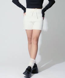 ALLuRing ChaRm（アリュリングチャーム）の「Rib Knit Short Pants / リブニットショートパンツ（スウェットパンツ）」