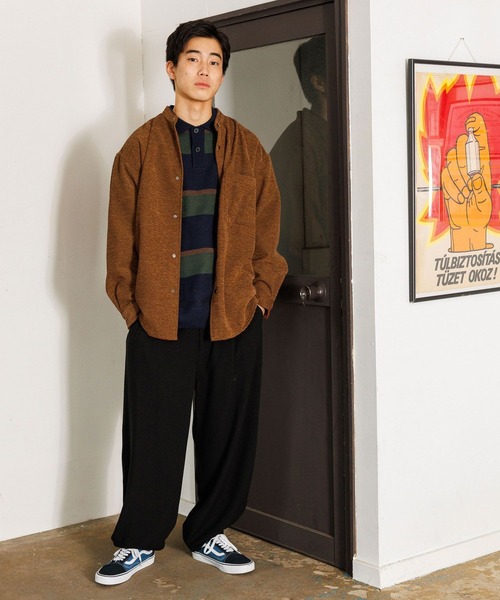 niko and...(ニコアンド)の「バルーンツータックパンツ(その他パンツ・メンズ・ブラック/ベージュ/グレー・MEDIUM/LARGE)」の7枚目の写真