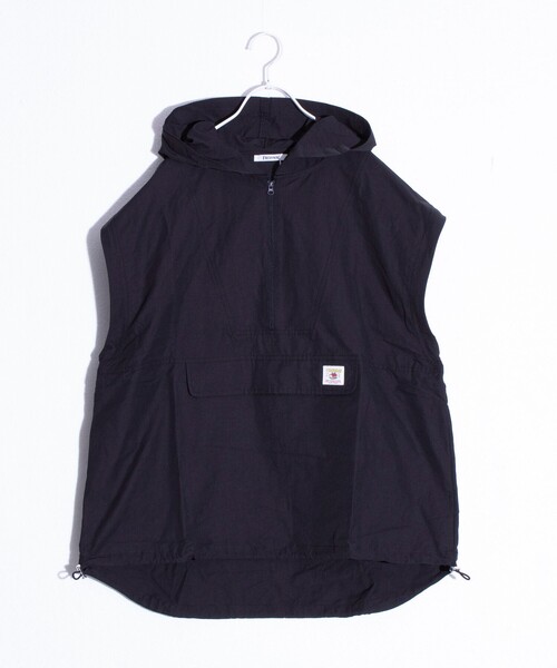 FREDY MAC（フレディーマック）の「【FREDYMAC/フレディマック】アノラックパーカー UNISEX/ユニセックス ワンポイントロゴ（ブルゾン・メンズ・キナリ/マスタード/グレイッシュブルー/ブラック・M/L）」の9枚目の写真