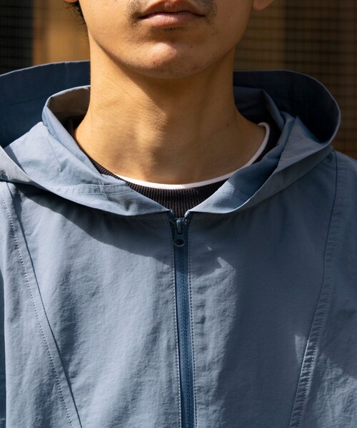 FREDY MAC（フレディーマック）の「【FREDYMAC/フレディマック】アノラックパーカー UNISEX/ユニセックス ワンポイントロゴ（ブルゾン・メンズ・キナリ/マスタード/グレイッシュブルー/ブラック・M/L）」の22枚目の写真