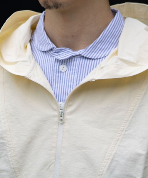 FREDY MAC（フレディーマック）の「【FREDYMAC/フレディマック】アノラックパーカー UNISEX/ユニセックス ワンポイントロゴ（ブルゾン・メンズ・キナリ/マスタード/グレイッシュブルー/ブラック・M/L）」の13枚目の写真