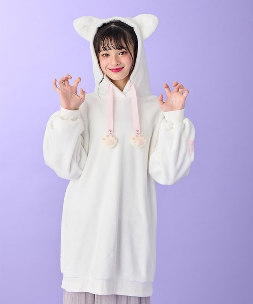 ボアフリース ルーズ パーカー 3色 韓国 フーディー 春 cr8028 ユニセックス プルオーバー ボアフリースパーカー メンズ