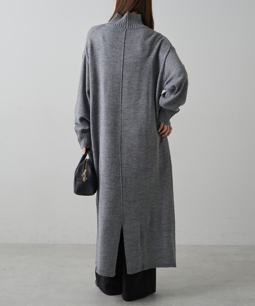 PUAL CE CIN(ピュアルセシン)の「ハンドウォッシャブルニットワンピース(ワンピース・レディース・ベージュ/グレー/レッド/ブラック・FREE)」の7枚目の写真