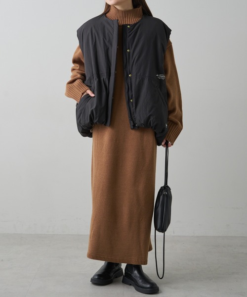 PUAL CE CIN(ピュアルセシン)の「ハンドウォッシャブルニットワンピース(ワンピース・レディース・ベージュ/グレー/レッド/ブラック・FREE)」の14枚目の写真