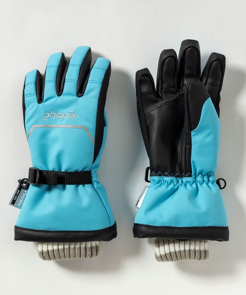 phenix(フェニックス)の「phenix(フェニックス)Ski Slope Ribbed Junior Gloves スキースロープリブジュニアグローブ/キッズ/子供用 スノーグローブ/スキーウェア/手袋/5本指(手袋・キッズ・ピンク/ネイビー/アクア/ライトピンク・M/S/L)」の2枚目の写真