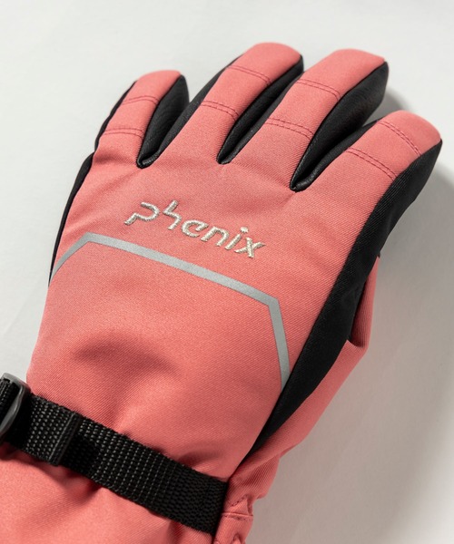 phenix(フェニックス)の「phenix(フェニックス)Ski Slope Ribbed Junior Gloves スキースロープリブジュニアグローブ/キッズ/子供用 スノーグローブ/スキーウェア/手袋/5本指(手袋・キッズ・ピンク/ネイビー/アクア/ライトピンク・M/S/L)」の9枚目の写真