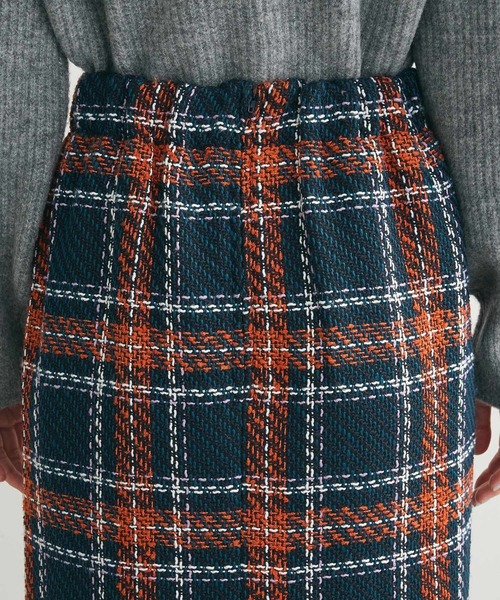 Sugar spoon（シュガースプーン）の「・SUGAR SPOON チェックフリンジスカート（スカート・レディース・グレー/ネイビー/ベージュ・FREE）」の16枚目の写真