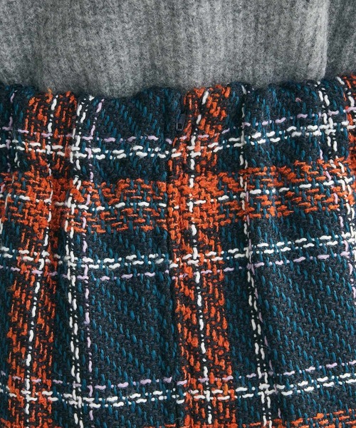 Sugar spoon（シュガースプーン）の「・SUGAR SPOON チェックフリンジスカート（スカート・レディース・グレー/ネイビー/ベージュ・FREE）」の17枚目の写真